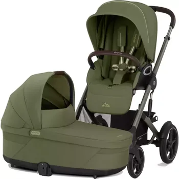 Kočárek CYBEX Talos S Lux + Cot S 2026 Moss Green (Taupe Frame)