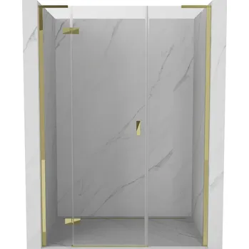 Sprchové dveře Sprchové dveře Mexen Mist-H L s levými panty 120 cm, průhledné, zlaté - 8A5L-120-001-50-00-L