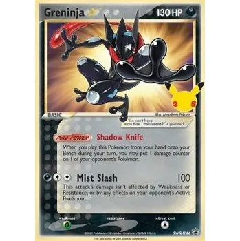 Sběratelská karetní hra Greninja SWSH144 Black Star Promos