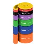 TPE sada cvičebních pásů - Power Band PT-S7, 4-82 kg, 5 pásů, REBEL ACTIVE