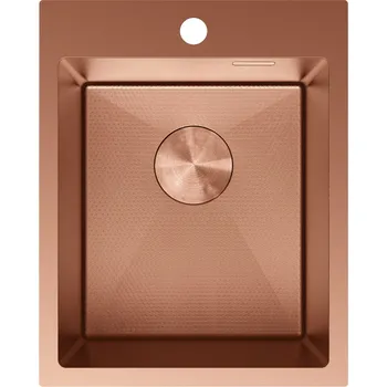 Nerezový dřez Jednodřezový ocelový dřez Mexen Solix 400 x 500 mm, měděná HC - 6406401000-65HC