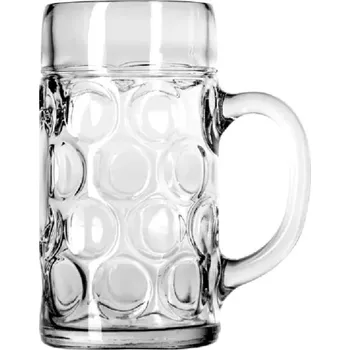 Sklenice Skleněný pivní půllitr l l - tuplák