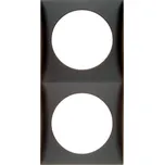 Dvojrámeček pro vypínače a zásuvky Berker Integro barva antracit