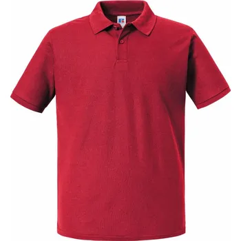 Russell Pánské piqué polo "Authentic Eco" - XL classic red