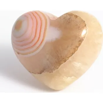 Achát srdce 40mm - B