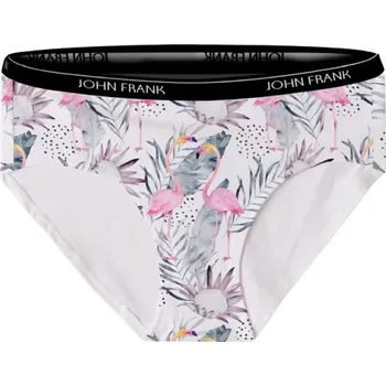 Kalhotky Dámské kalhotky John Frank WJFD-S107 flamingo velikost M-38/40