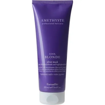 Vlasová regenerace FarmaVita Amethyste BLONDE - Cool Blonde Silver Mask - blond maska 250 ml