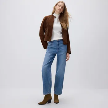 Dámské džíny Reserved - Džíny barrel leg - modrá - UB165-55J - UB165-55J-36