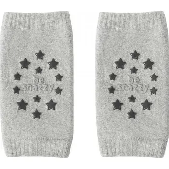 Kojenecké oblečení BE SNAZZY Dětské nákoleníky s ABS Star Besnazzy Sv. šedé