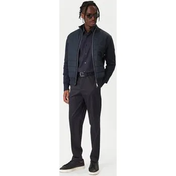 BOSS Kalhoty z materiálu C-Perin 50555842 Tmavomodrá Slim Fit 52