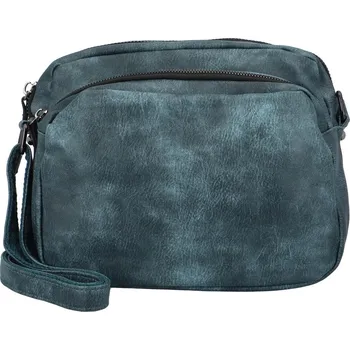 Příjemná dámská koženková crossbody Silvester, modrá