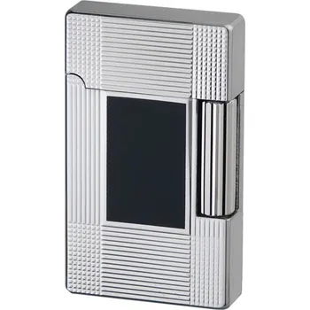 Zapalovač Dustin plynový zapalovač Jean Claude Chrome / Black 2