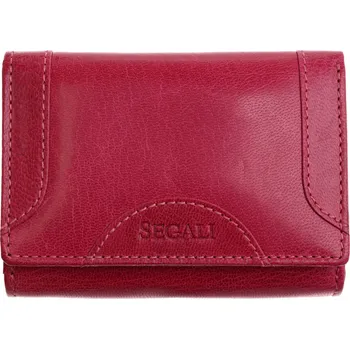 Peněženka Malá dámská kožená peněženka Segali 7196B fuchsiová