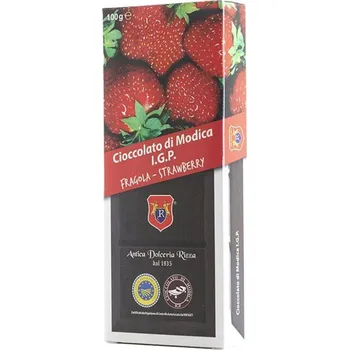 Čokoláda Gocce di Sicilia Čokoláda Modica s jahodami