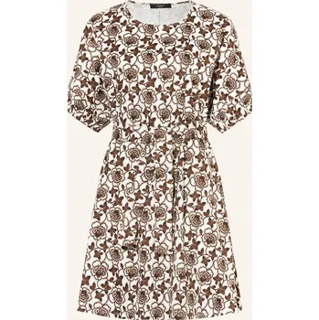 Dámské šaty Weekend Max Mara Dámské Šaty Genero, bílá / hnědá, 44