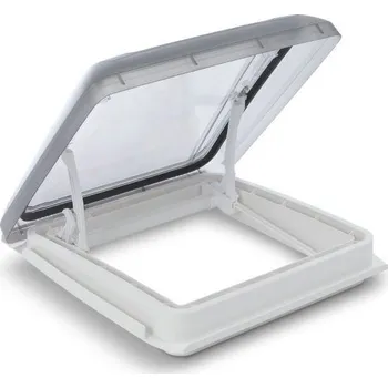 Příslušenství ke karavanu Střešní okno MPK VisionStar M (40 x 40 cm) pro sílu střechy 2,5 - 6 cm varianta bílá, bez LED osvětlení