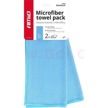 ručník z mikrovlákna pro čištění skel 40x30 cm, 300 g (sada 2 ks)