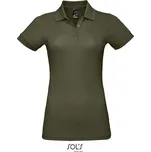 SOL's Collection Dámské piqué polo z těžké bavlny - M army