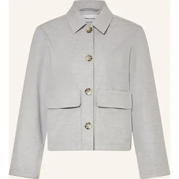 Dámský blejzr More & More Dámská Bunda Hranatého Střihu, světle šedá, 42