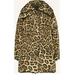 Goldbergh Dámský Péřový Kabát Zosha, tmavě žlutá / černá, 36