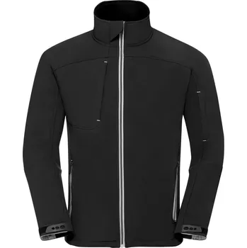 Pánská bunda Russell Pánská 3-vrstvá Bionic softshellová bunda - XL black