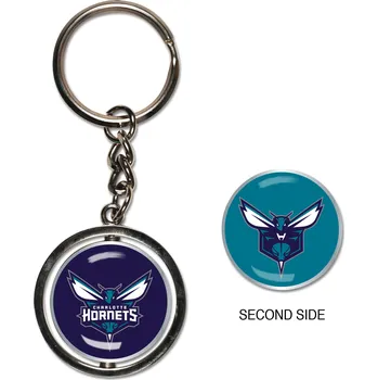 Přívěsek Wincraft Přívěšek na klíče Charlotte Hornets NBA Spinner Key Ring