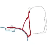 VW T5 / T6 Multivan a Transporter - adaptér na markýzy Fiamma barva stříbrná