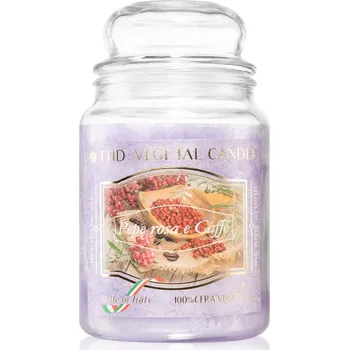 Svíčka THD Vegetal Pepe Rosa E Caffe vonná svíčka 600 g