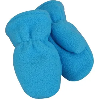 Rukavice ROCKINO Dětské zateplené rukavičky s palečkem fleece, tyrkysové Velikost: vel.1