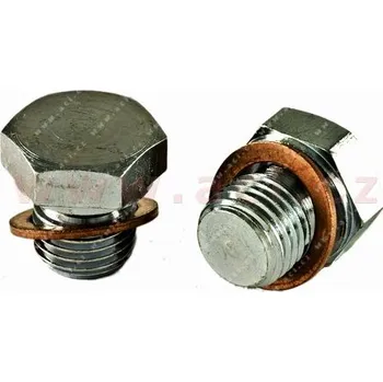 Autodíl výpustný šroub olejové vany M14x1.5 L=13 mm, celk. délka = 21 mm