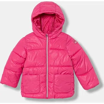 Chlapecká bunda Dětská bunda United Colors of Benetton 2NQRGN03V.P.seasonal růžová 42X, vel. 116