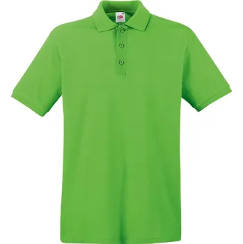 Pánská móda Fruit of the Loom Piqué polo - M lime