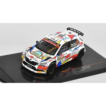 autíčko Škoda Fabia Rally 2 EVO #39 Rally Ypres 2021 Cracco/Vermeulen 1:43 Škoda Fabia Rally2 EVO No.39 Cracco/Vermeulen - kovový model