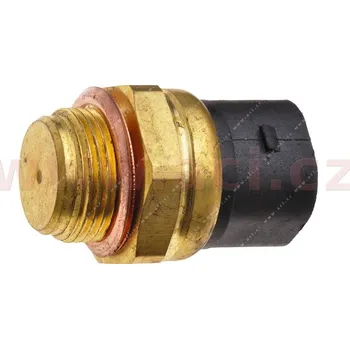 teplotní spínač ventilátoru chladiče, pro 2 rychlostní ventilátor, čtvercový 3 pólový (spíná při 95-84/102-91°C) (ŠKODA, VW)