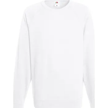 Pánská mikina Fruit of the Loom Pánská raglánová mikina - XXL white