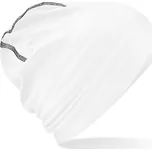 Beechfield Pletená čepice "Hemsedal" - onesize white/black