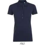SOL's Collection Dámské elastické piqué polo - L french navy