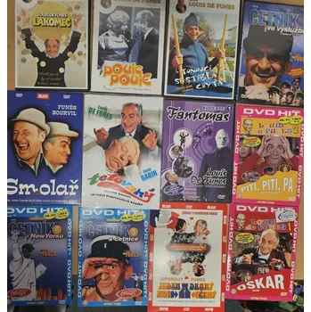 DVD film Kolekce Louis de Funes - 12 DVD