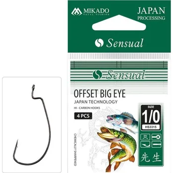 5ks Háček Mikado Sensual Offset Big Eye Vel. 2 BN