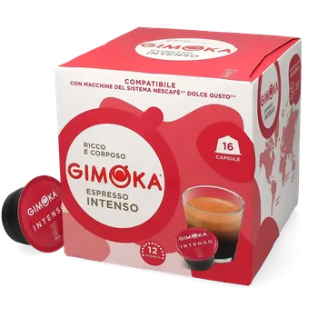 Káva Gimoka | Espresso intenso - Počet kapslí pro Dolce Gusto: 16