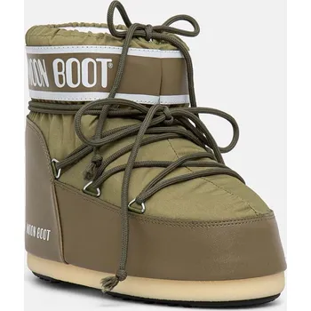 Dámská zimní obuv boty Moon Boot Icon Low Nylon - Khaki 45/47