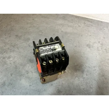 Stykač DDR ESGO VEB D6/4 a D6/8 - TGL 5352 vzduchový stykač BI.1 6A cívka 220V 50Hz Varianta: TGL D6/4 3NO+1NC