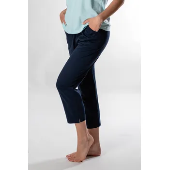 Dámské kalhoty FAVAB Dámské kratší modré kalhoty KAPRIA Velikost výrobku: L