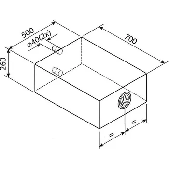 Příslušenství ke karavanu Univerzální nádrž Fusion EV 1801 85 l