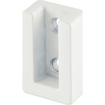 Držák šatní tyče Ninos, Zamak, matně bílý lak