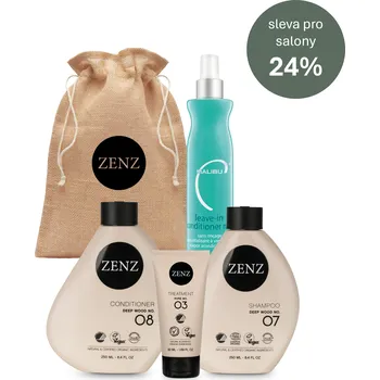 Kosmetická sada Zenz Xmas Gift Set DEEP WOOD + Malibu C