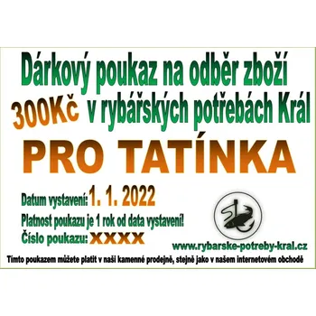 Dárkový potravinový koš Elektronický dárkový poukaz 300Kč