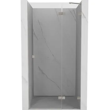 Sprchové dveře Sprchové dveře Mexen Lunar s pravými panty 110 cm, průhledné, kartáčovaný nikl - 834-110-000-97-00-P