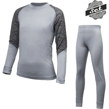komplet dětský SENSOR MERINO IMPRESS set šedá/maori Varianta: 150