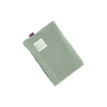 Dětská deka TRÄUMELAND Mušelínová deka 100 x 75 cm Salbei Grün